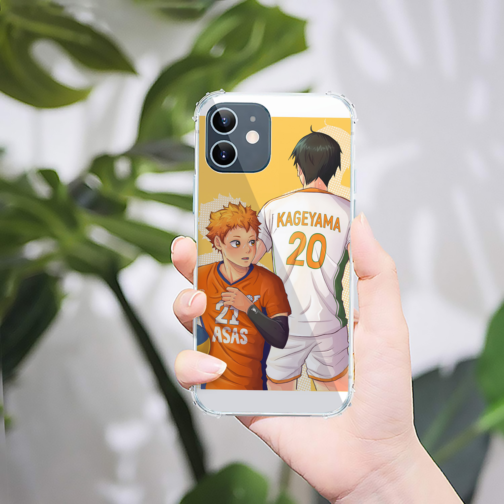 （画像用） ハイキュー!! Haikyu!! 【iPhone 12シリーズ対応】透明スマホケース（クリアソフトケース）